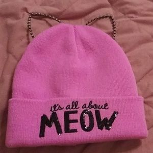 Pink Cat Ears Hat!!!